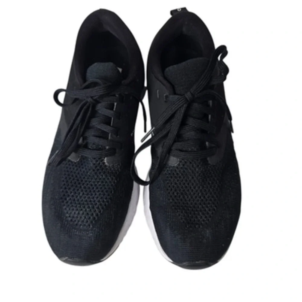 Nike Odyssey React Flyknit Womens Running Shoes Black White Size 7‎ VTM AH1016
